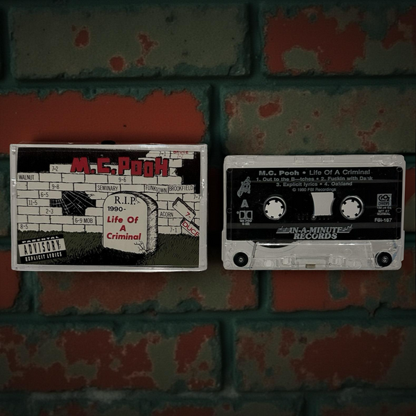 •M.C. POOH - LIFE OF A CRIMINAL• ~1990 OG PRESSING~ (CASSETTE TAPE) (2)