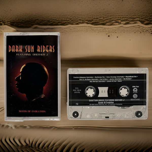 •DARK SUN RIDERS FEATURING BROTHER J ~ SEEDS OF EVOLUTION• ~1996 OG PRESSING~ (CASSETTE TAPE)