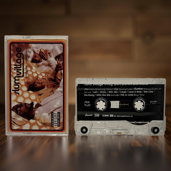 •SLUM VILLAGE - TRINITY (PAST, PRESENT & FUTURE) ~2002 OG PRESSING~ (CASSETTE TAPE)