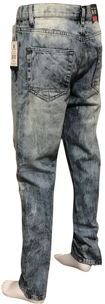 ^SOUTHPOLE^ (LIGHT SAND BLUE) RIPPED DENIM JEANS FOR MEN (36''x32'')