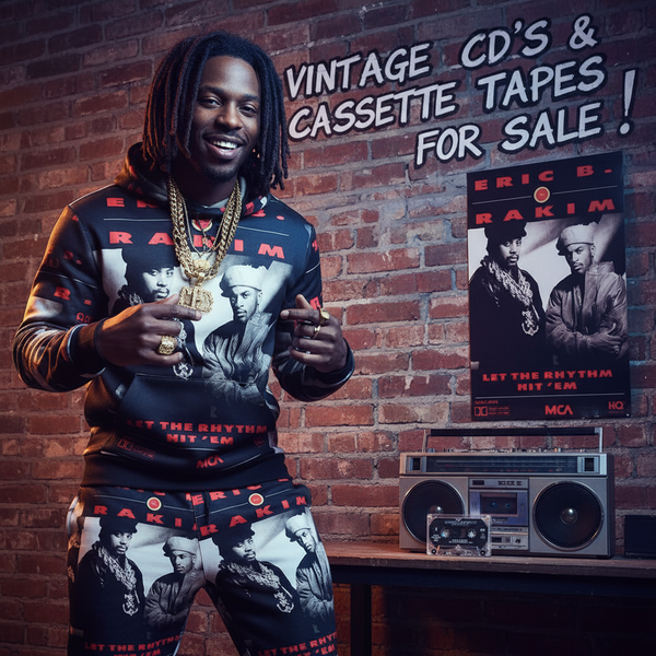 •ERIC B. & RAKIM - LET THE RHYTHM HIT EM’• ~1990 ORIGINAL PRESSING~ (CASSETTE TAPE) (3)