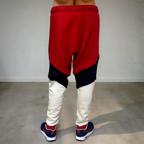 ^CHAMPION CHIEFIN’^ (RED-NAVY-WHITE) JOGGER SWEATPANTS (UNISEX)