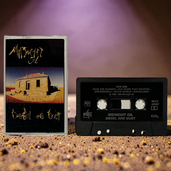 •MIDNIGHT OIL ~ DIESEL & DUST• ~1988 OG CANADIAN PRESSINGS~ (CD & CASSETTE TAPE)