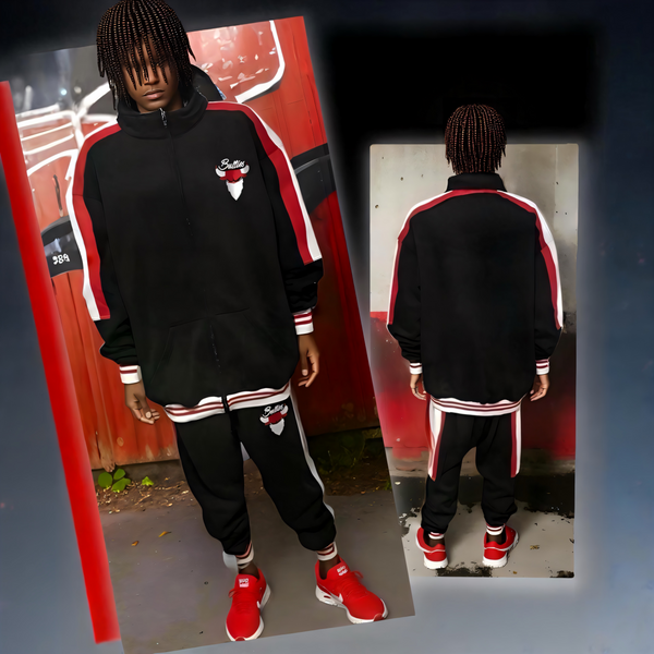 ^CHI-TOWN BULLIES^ LUXURY TRACK SUITS (CUT & SEW) (EMBROIDERED LOGOS)