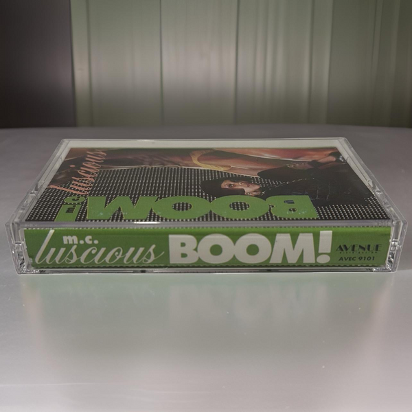 •M.C. LUSCIOUS ~ “BOOM”!• ~1992 OG PRESSING~ (CASSETTE TAPE) (1)
