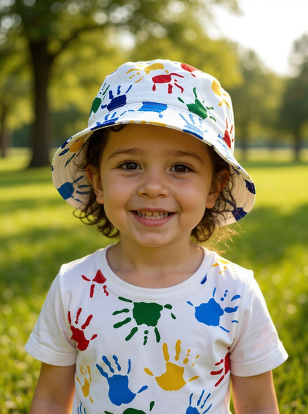 *Bucket Hat* ~All Over Print Hands~ •Med/Large Fit•