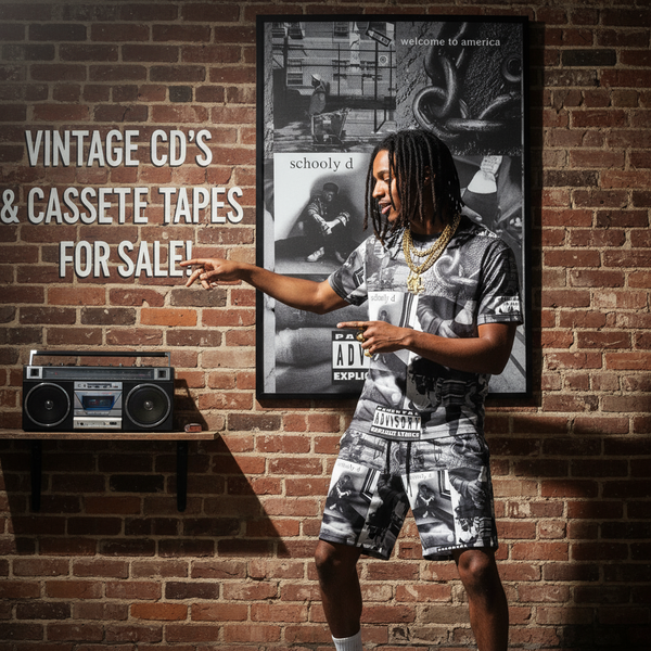 •SCHOOLY D ~ WELCOME TO AMERICA• ~1994 OG PRESSING~ (CASSETTE TAPE) (1)