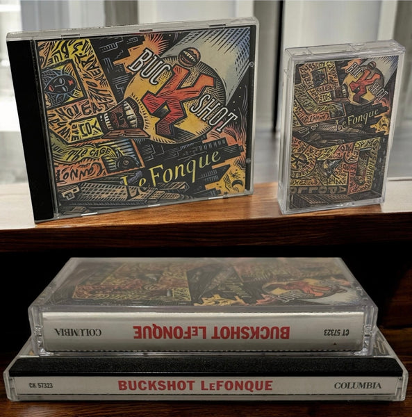 •BUCKSHOT LeFONQUE - BUCKSHOT LeFONQUE• ~1994 OG PRESSINGS~ (CD & CASSETTE TAPE)