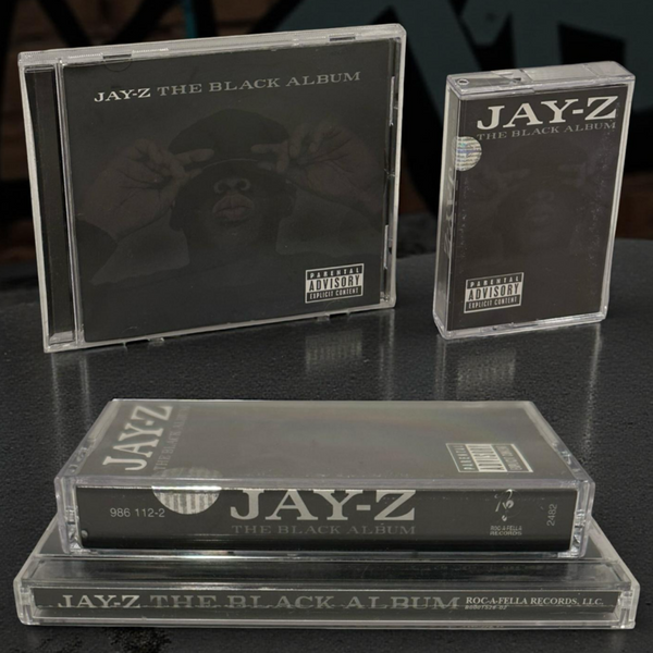 •JAY-Z - THE BLACK ALBUM• ~2003 OG PRESSINGS~ (CD & INDONESIAN CASSETTE TAPE)