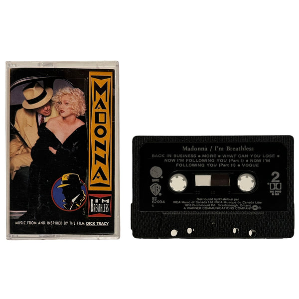 •MADONNA - I’M BREATHLESS• ~1990 OG CANADIAN PRESSING~ (CASSETTE TAPE)