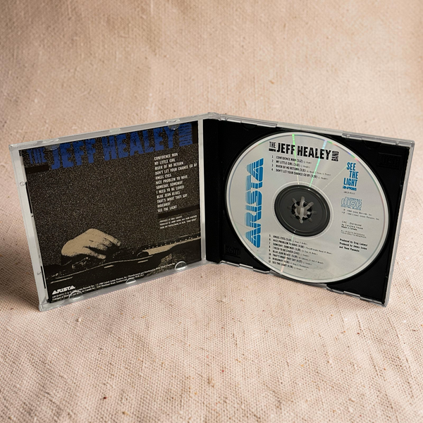 •THE JEFF HEALEY BAND ~ SEE THE LIGHT• ~1988 OG CANADIAN PRESSINGS~ (CD & CASSETTE TAPE)