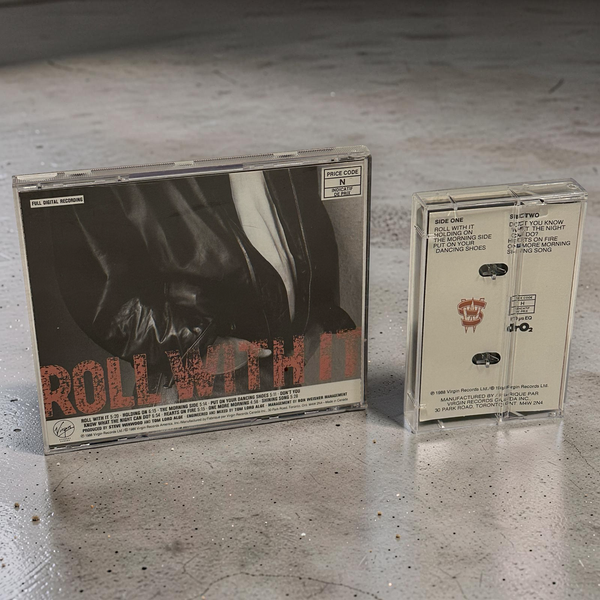 •STEVE WINWOOD ~ ROLL WITH IT• ~1988 OG CANADIAN PRESSINGS~ (CD & CASSETTE TAPE)