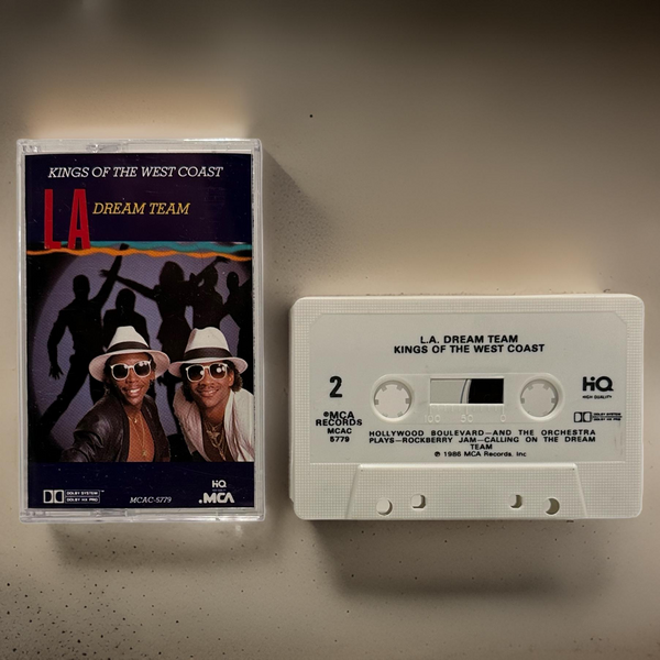 •L.A. DREAM TEAM ~ KINGS OF THE WEST COAST• ~1986 OG PRESSING~ (CASSETTE TAPE)
