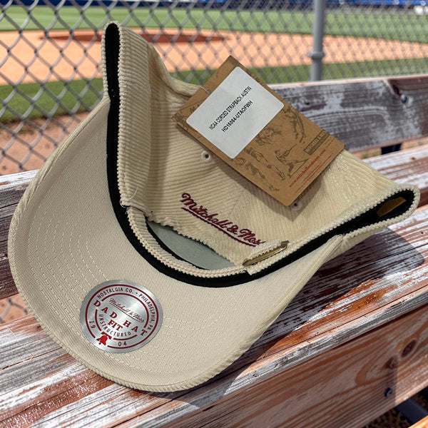 *PHILADELPHIA PHILLIES* Strapback hats by Mitchell & Ness (Dad Hat Fit) (Corduroy)
