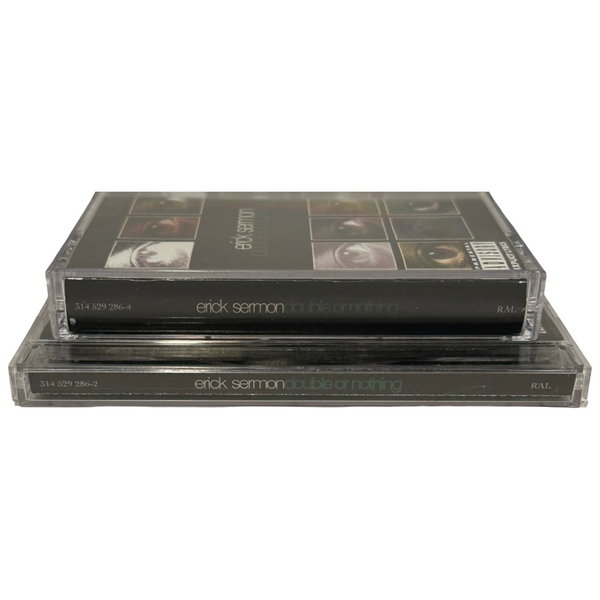 •ERICK SERMON - DOUBLE OR NOTHING• ~1995 OG PRESSINGS~ (CD & CASSETTE TAPE)