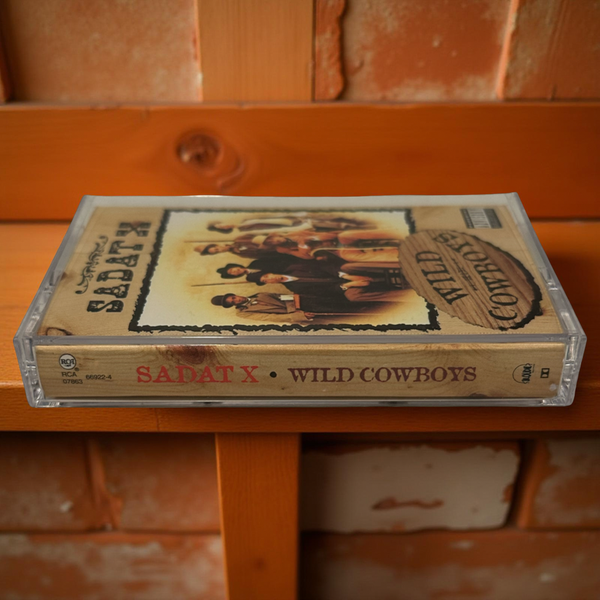 •SADAT X - WILD COWBOYS• ~1996 OG CANADIAN PRESSING~ (CASSETTE TAPE) (BLACK SHELL)