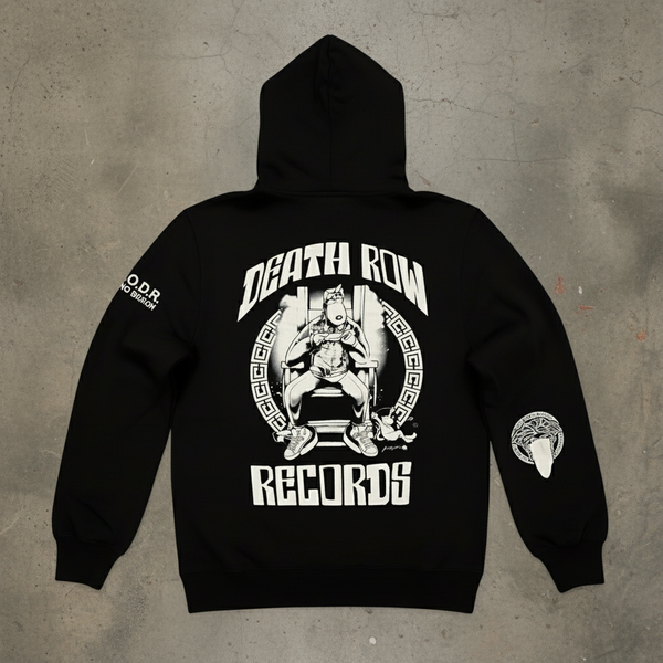 *CROOKS & CASTLES* (BLACK) ~DEATH ROW RECORDS~ PULLOVER HOODIES FOR MEN (COLLABS)