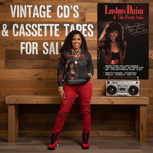 •LUSHUS DIAM & THE PRETTY VAIN - MORE THAN YOU CAN HANDLE• ~1985 OG PRESSING~ (CASSETTE TAPE)