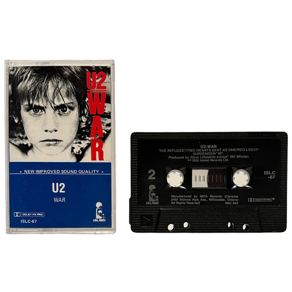 •U2 - WAR• ~1983 OG CANADIAN REPRESSINGS~ (CD & CASSETTE TAPE)