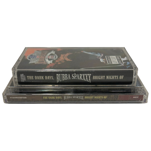 •BUBBA SPARXXX - DARK DAYS, BRIGHT NIGHTS OF• ~2001 OG PRESSINGS~ (CD & CASSETTE TAPE)