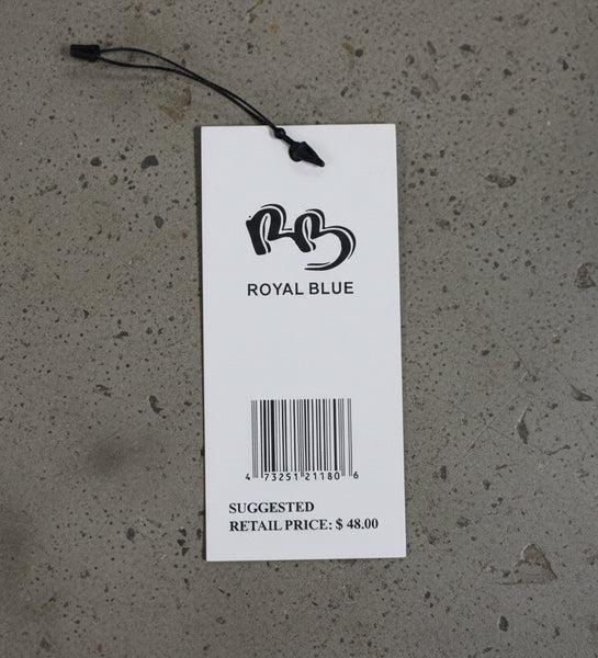 *ROYAL BLUE* (BLACK) ~CHOLO~ ANKLE BURNER STYLE SHORTS (LOW-LOW) (Cargo)