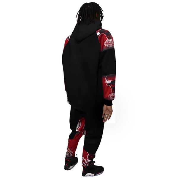 ^BULLS^ (WINDY CITY) *CUT & SEW* LUXURY JOGGER SWEATSUITS