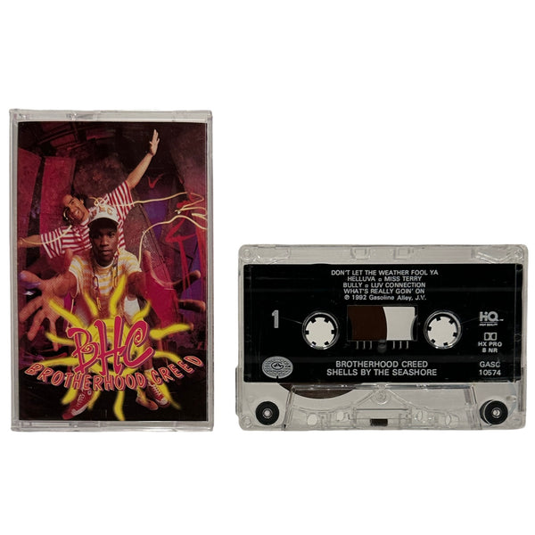 •BROTHERHOOD CREED - SHELLS BY THE SEASHORE• ~1992 OG PRESSING~ (CASSETTE TAPE)