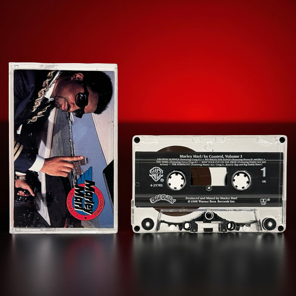 •MARLEY MARL - IN CONTROL, VOLUME 1• ~1988 OG PRESSING~ (CASSETTE TAPE)