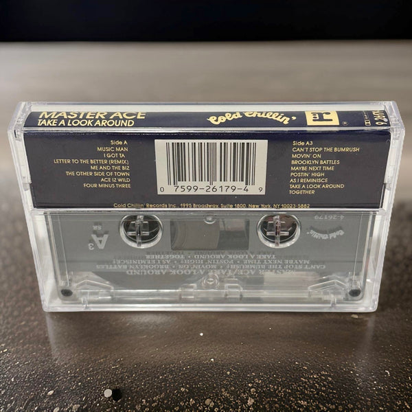 •MASTER ACE ~ TAKE A LOOK AROUND• (1990 OG PRESSING) (CASSETTE TAPE)