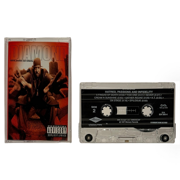 •DIAMOND - HATRED, PASSIONS & INFIDELITY• ~1997 OG PRESSINGS~ (CD & CASSETTE TAPE)