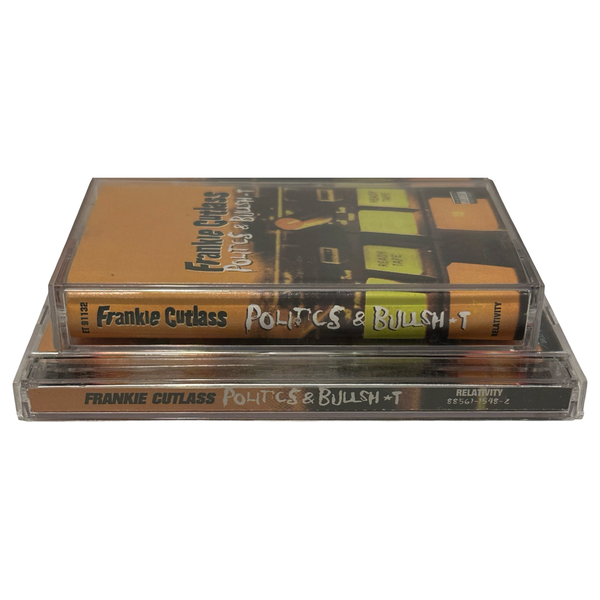 •FRANKIE CUTLASS - POLITICS & BULLSHIT• ~1997 OG PRESSINGS~ (CD & CASSETTE TAPE)