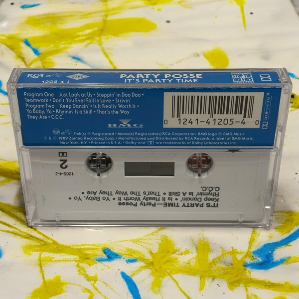 •PARTY POSSE - IT’S PARTY TIME• ~1989 OG PRESSING~ (CASSETTE TAPE)