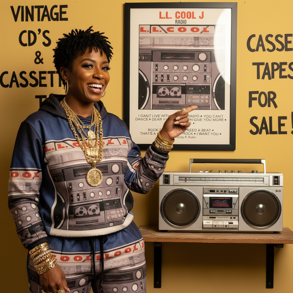 •L.L. COOL J - RADIO• ~1985 OG CANADIAN PRESSING~ (CASSETTE TAPE)