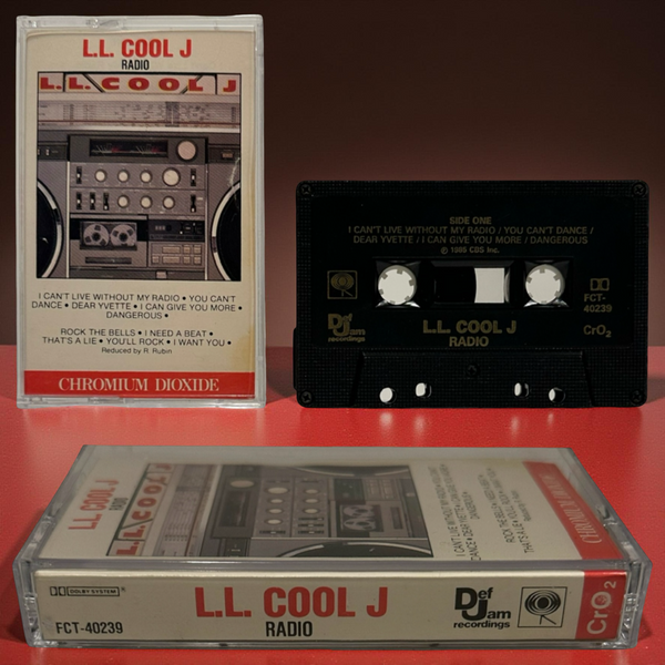 •L.L. COOL J - RADIO• ~1985 OG CANADIAN PRESSING~ (CASSETTE TAPE)