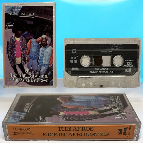 •THE AFROS - KICKIN’ AFROLISTICS• ~1990 OG PRESSING~ (CASSETTE TAPE)