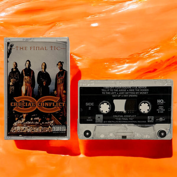 •CRUCIAL CONFLICT ~ THE FINAL TIC• ~1996 OG PRESSING~ (CASSETTE TAPE)