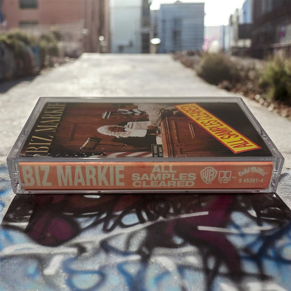 •BIZ MARKIE ~ ALL SAMPLES CLEARED• ~1993 OG PRESSING~ (CASSETTE TAPE)