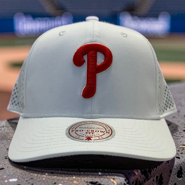 *PHILADELPHIA PHILLIES* Snapback Hat by Michell and Ness (Pro Crown Fit)