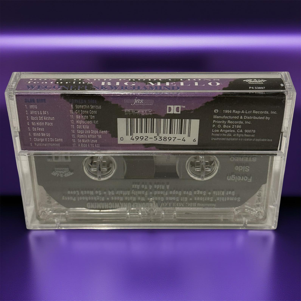 •BIG MELLO - WEGONEFUNKWICHAMIND• ~1994 OG PRESSING~ (CASSETTE TAPE)