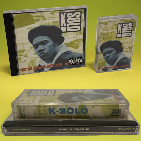 •K-SOLO - TIMES UP• ~1992 OG PRESSINGS~ (CD & CASSETTE TAPE)