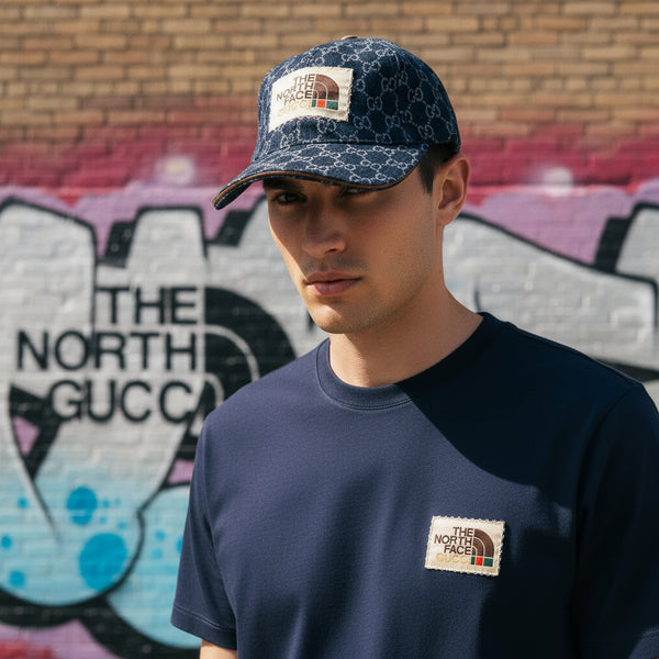 *LUXURY* ~Italian~ •curved beak hats• (adjustable strap) (soft denim shell)