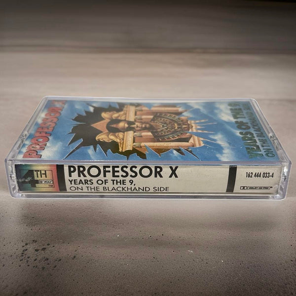 •PROFESSOR X ~ YEARS OF THE 9, ON THE BLACK HAND SIDE• (1991 OG PRESSING) (CASSETTE TAPE)