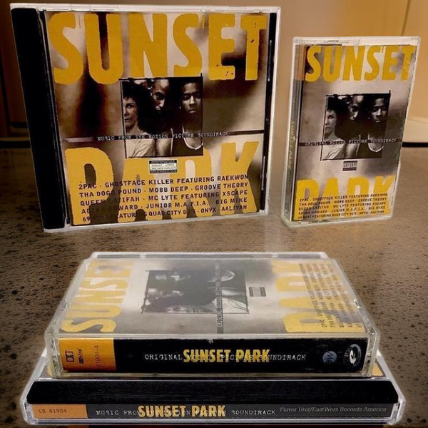 •SUNSET PARK - MUSIC FROM THE ORIGINAL MOTION PICTURE• (1996) (CASSETTE & CD AVAILABLE) (ORIGINAL PRESSINGS)