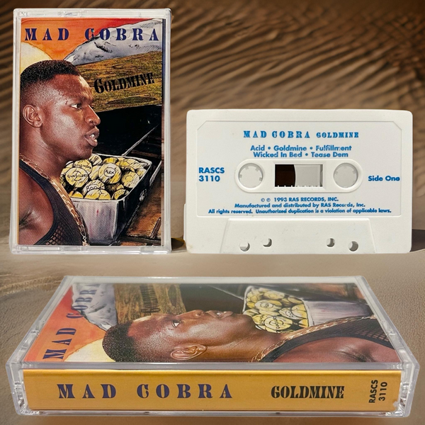 •MAD COBRA ~ GOLDMINE• (1993 ORIGINAL PRESSING) (CASSETTE TAPE)