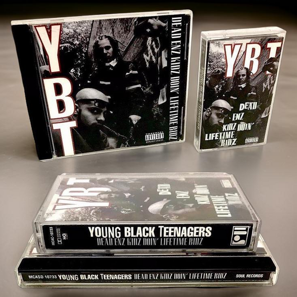 •YOUNG BLACK TEENAGERS - DEAD ENZ KIDZ DOIN’ LIFETIME BIDZ• (1993) (CASSETTE & CD AVAILABLE) (ORIGINAL PRESSINGS)