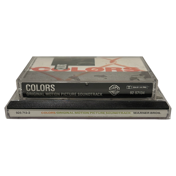 •COLORS - ORIGINAL MOTION PICTURE SOUNDTRACK• ~1988 OG CANADIAN PRESSING~ (CD & CASSETTE TAPE)
