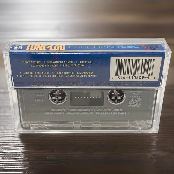 •TONE LOC ~ COOL HAND LOC• (1991 OG PRESSING) (CASSETTE TAPE)