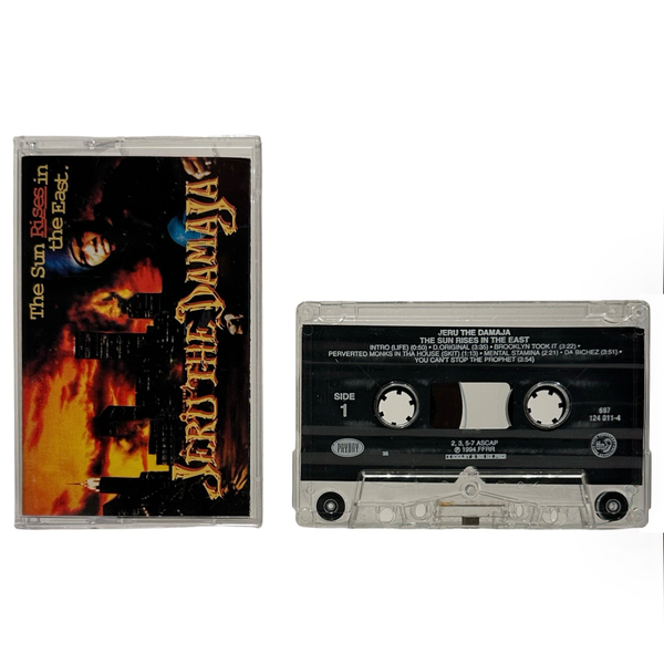 •JERU THE DAMAJA - THE SUN RISES IN THE EAST• ~1994 OG PRESSINGS~ (CD & CASSETTE TAPE)