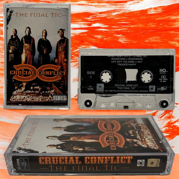 •CRUCIAL CONFLICT ~ THE FINAL TIC• ~1996 OG PRESSING~ (CASSETTE TAPE)