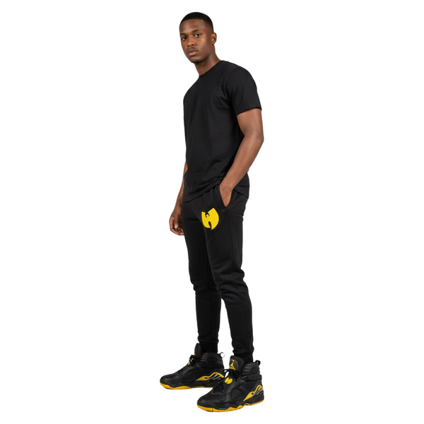 *WU-WINNIPEG* (BLACK) ~EMBROIDERED LOGO~ •JOGGER SWEATPANTS•